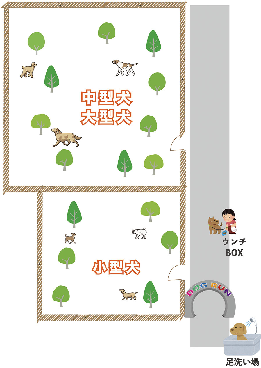 THE FOREST DOG RUNマップ