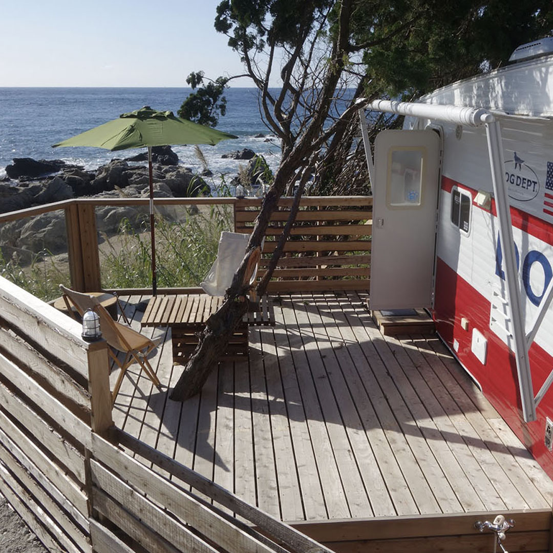 THE OCEAN 安房白浜 | THE DOG DEPT GARDEN RESORT 南房総 トレイラー